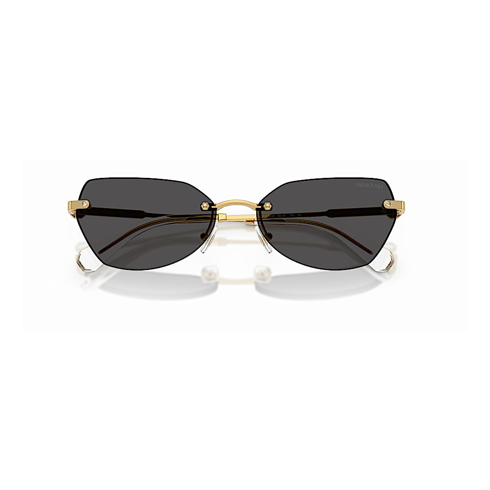 Gafas de sol, Talla cojín, Tono dorado