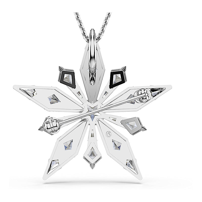 Colgante Idyllia, Estrella, Blanco, Baño de rodio