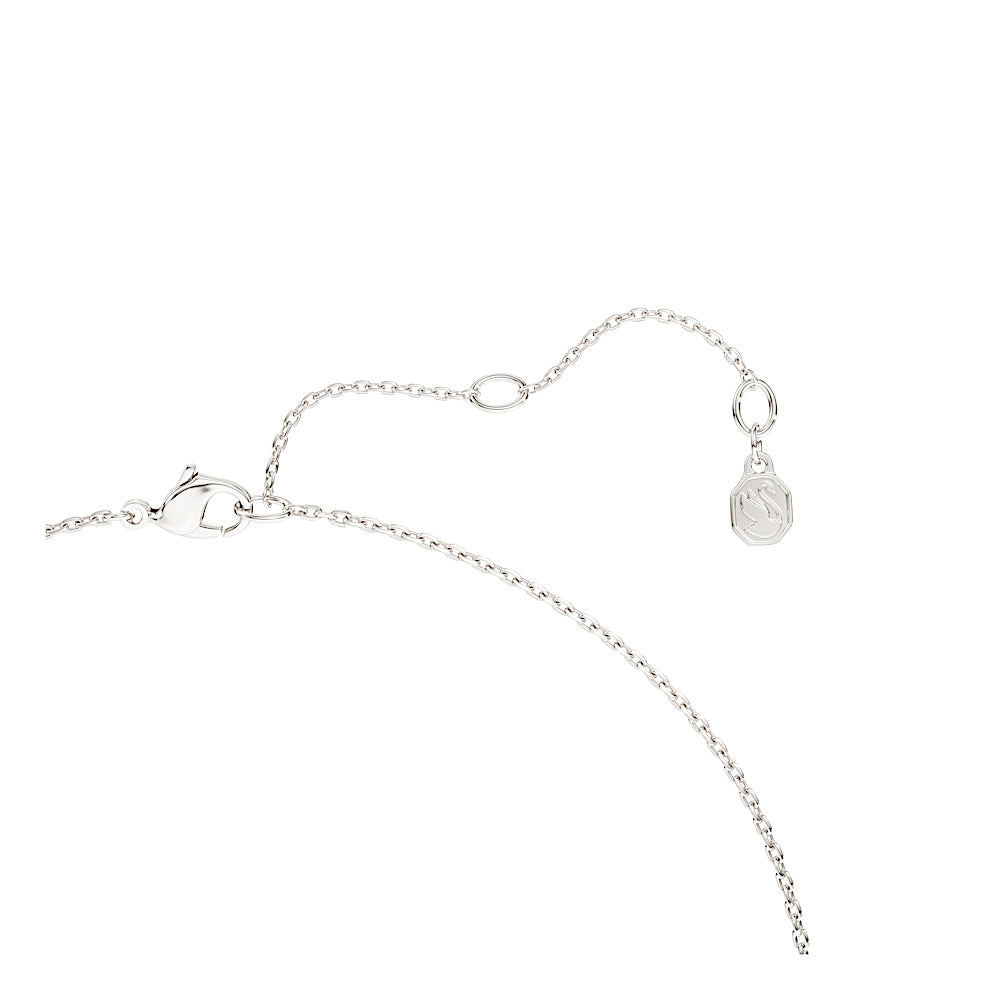 Collar Classica, Talla redonda, Blanco, Plata de ley