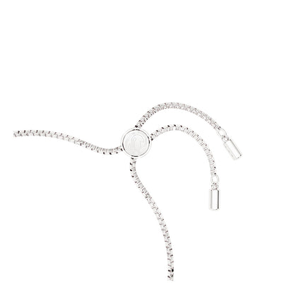 Pulsera Classica, Talla redonda, Blanca, Plata de ley