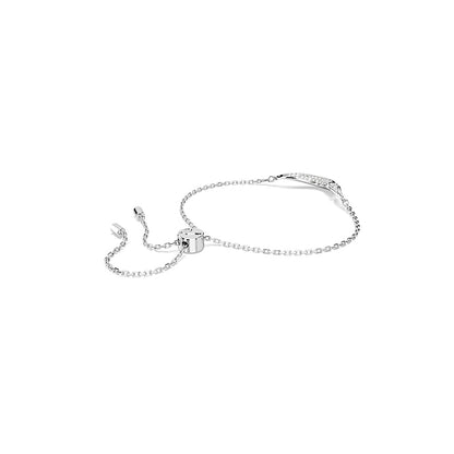 Pulsera Classica, Talla redonda, Blanca, Plata de ley