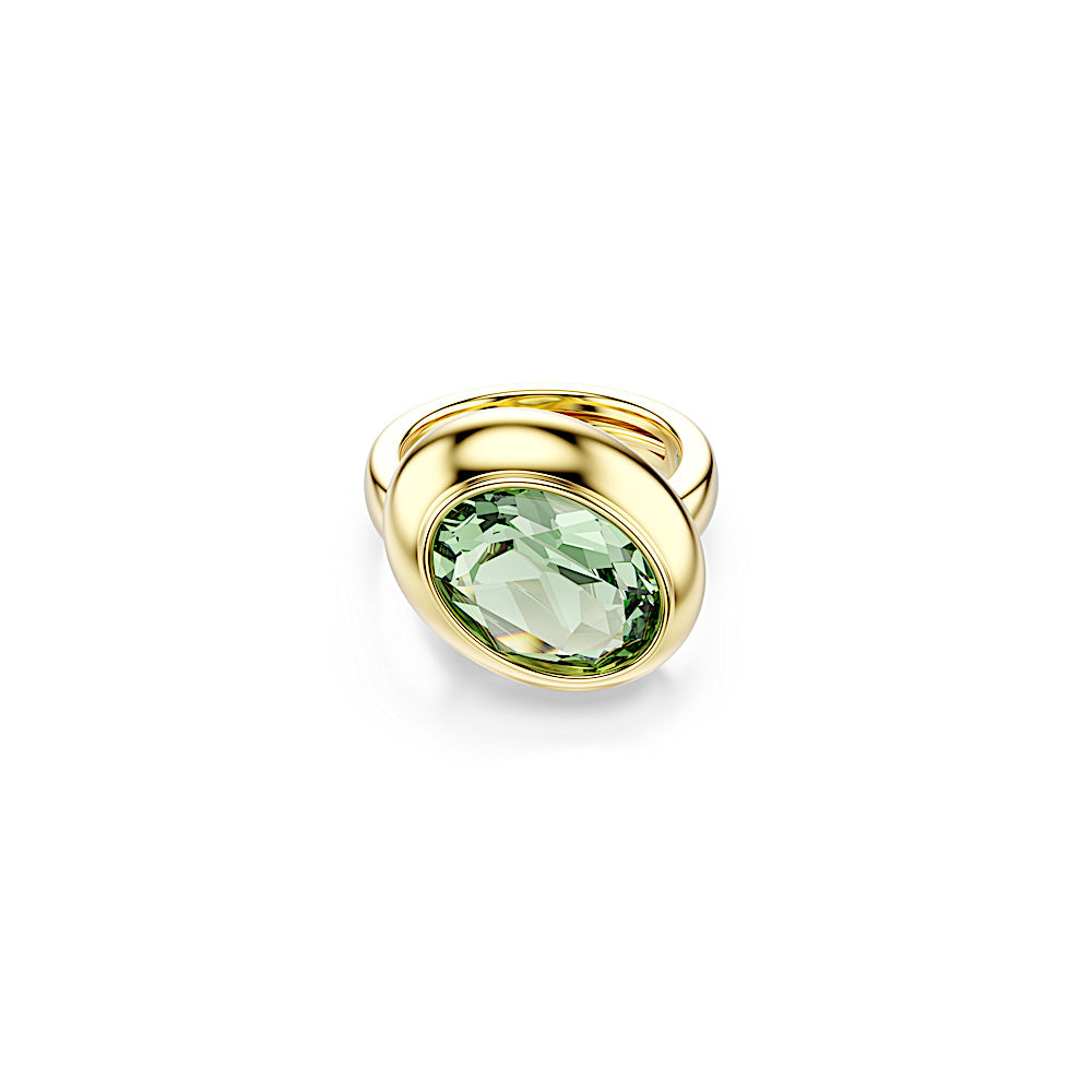 Anillo con motivo Gema, Conjunto (3), Multicolor, Baño tono oro