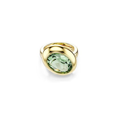 Anillo con motivo Gema, Conjunto (3), Multicolor, Baño tono oro