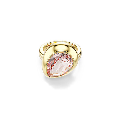 Anillo con motivo Gema, Conjunto (3), Multicolor, Baño tono oro