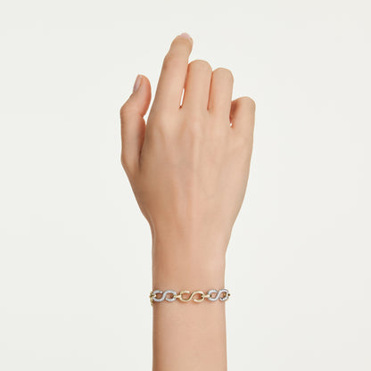 Pulsera Dextera, Talla redonda, Blanca, Combinación de acabados metálicos