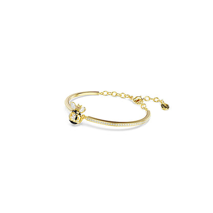 Pulsera Idyllia, Tallas mixtas, Abeja, Multicolor, Baño tono oro