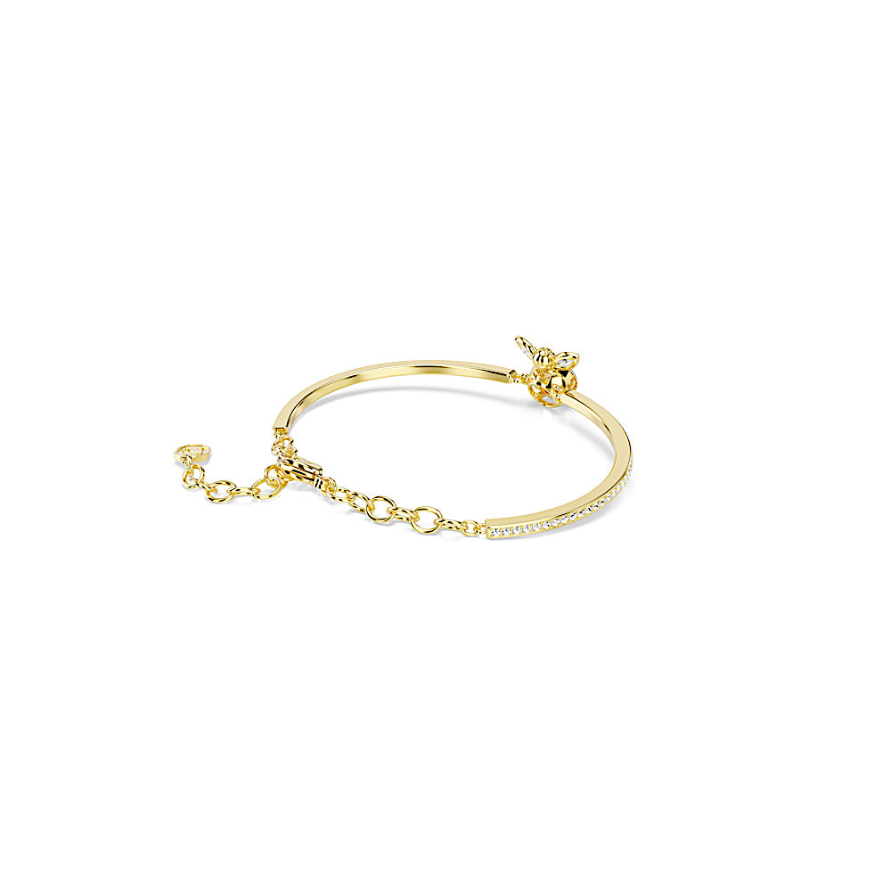 Pulsera Idyllia, Tallas mixtas, Abeja, Multicolor, Baño tono oro