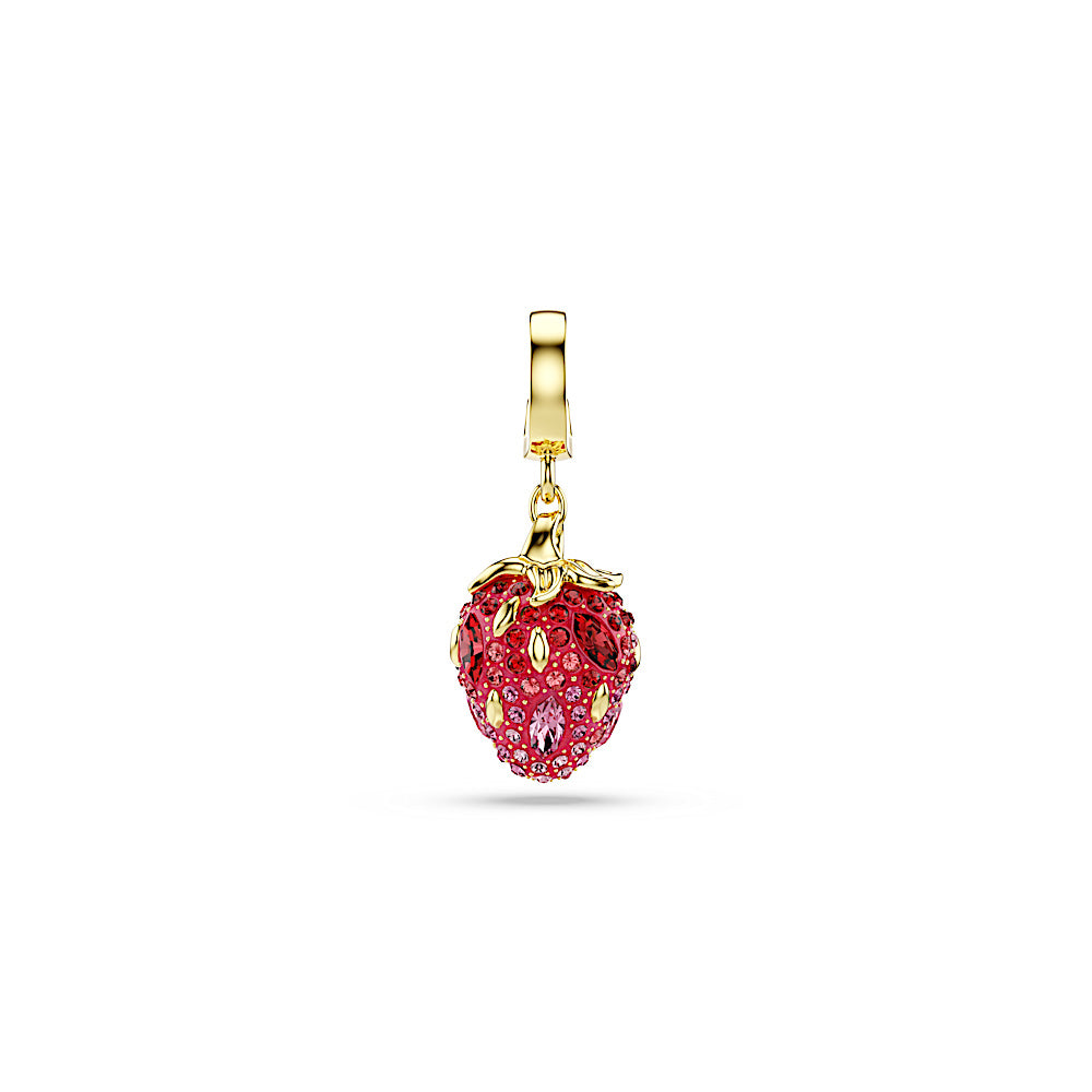 Charm Idyllia, Tallas mixtas, Fresa, Rojo, Baño tono oro