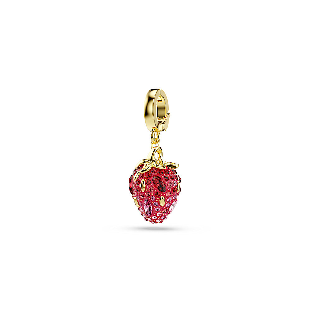 Charm Idyllia, Tallas mixtas, Fresa, Rojo, Baño tono oro