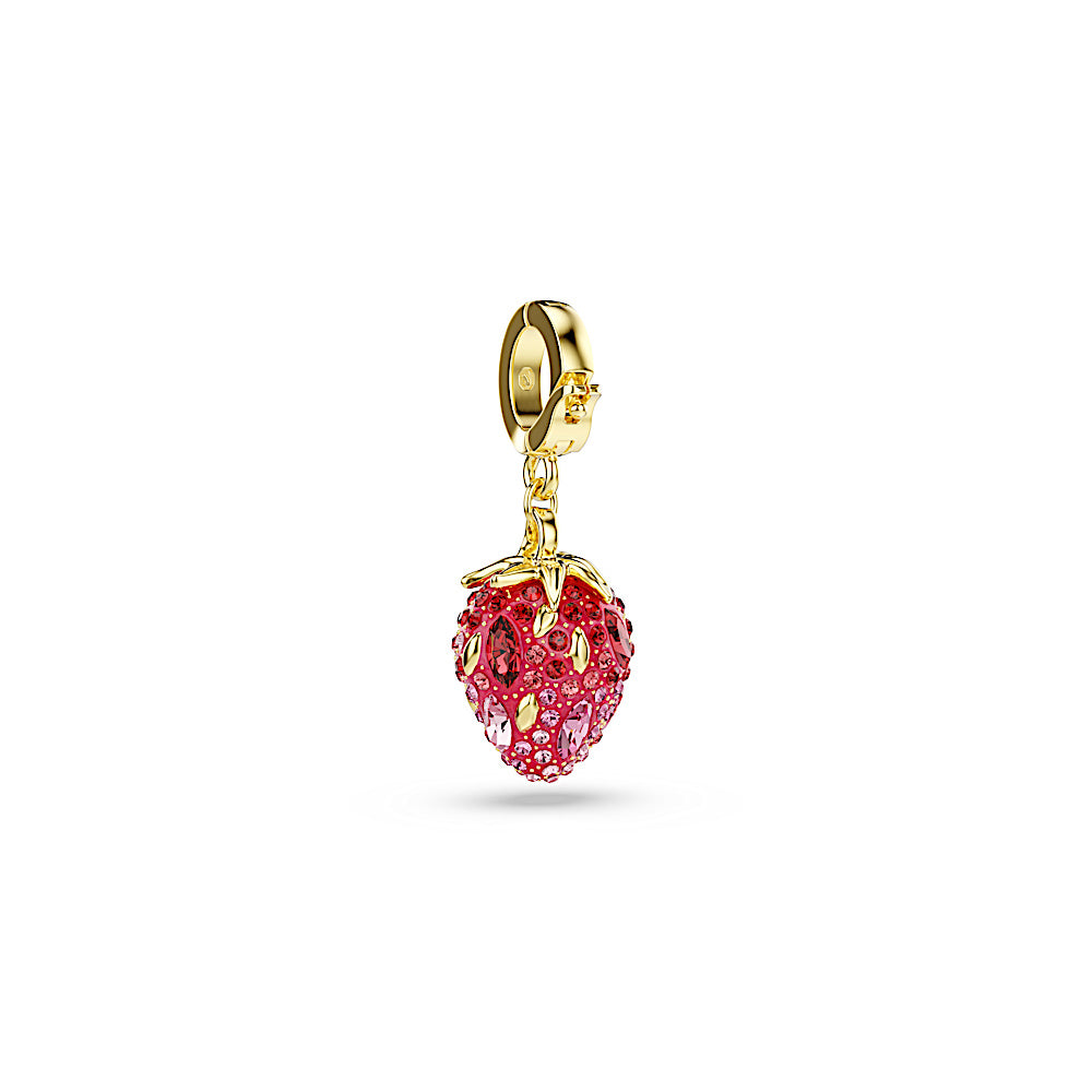 Charm Idyllia, Tallas mixtas, Fresa, Rojo, Baño tono oro