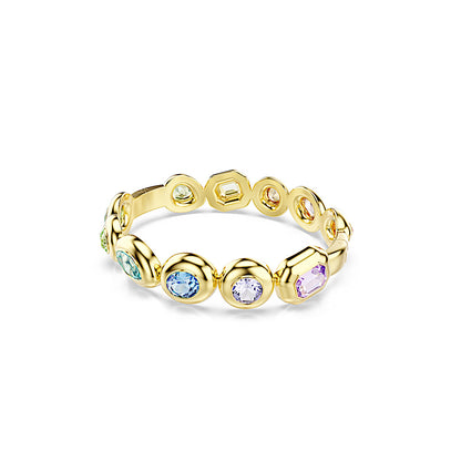 Brazalete Gema, Tallas mixtas, Multicolor, Baño tono oro