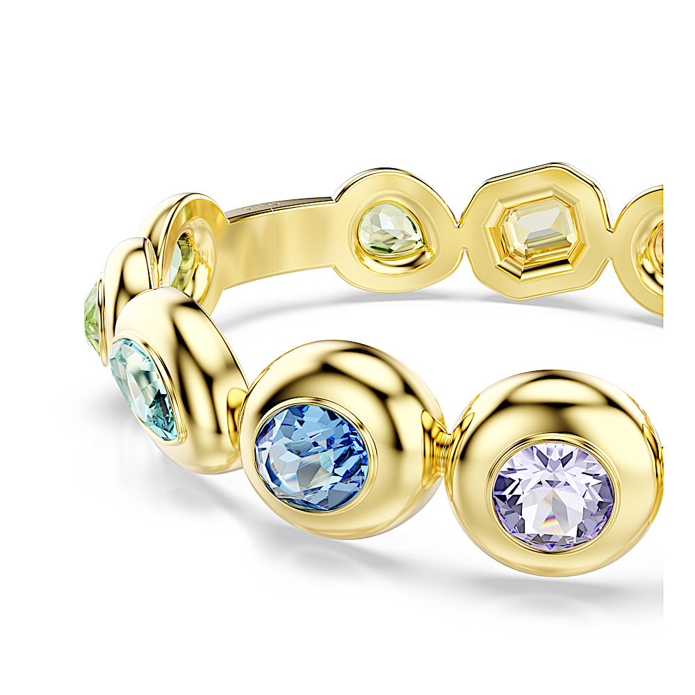 Brazalete Gema, Tallas mixtas, Multicolor, Baño tono oro