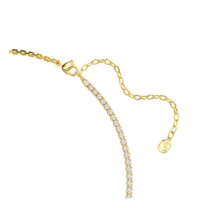 Collar Matrix, Talla redonda, Blanco, Acabado en oro de 18 quilates