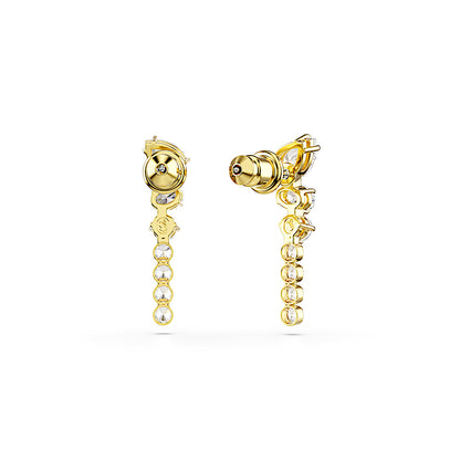 Pendientes Mesmera, Tallas mixtas, Blancos, Acabado en oro de 18 quilates