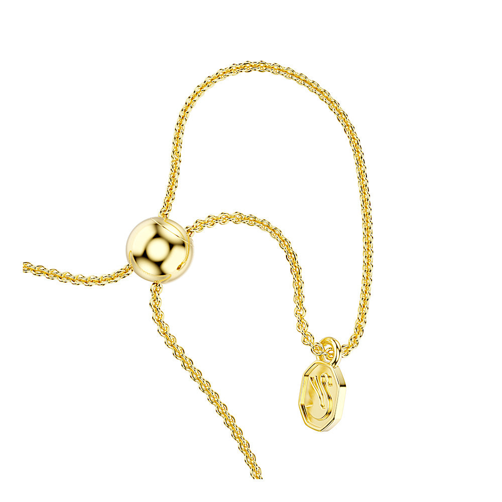 Pulsera Mesmera, Tallas mixtas, Blanca, Acabado en oro de 18 quilates