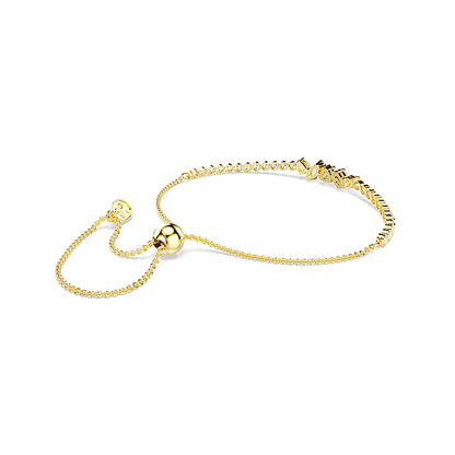 Pulsera Mesmera, Tallas mixtas, Blanca, Acabado en oro de 18 quilates