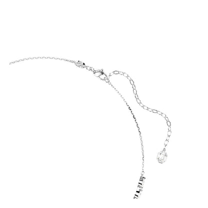 Collar Mesmera, Talla marquisa, Blanco, Baño de rodio