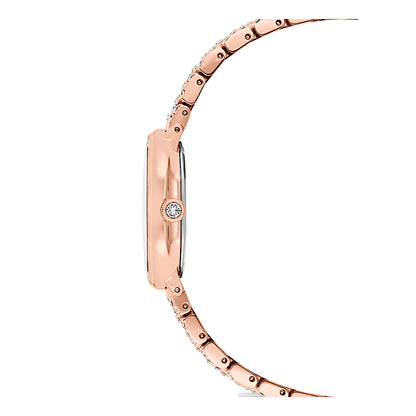 Reloj Dextera octagon, Fabricado en Suiza, Brazalete de metal, Tono oro rosa, Acabado tono oro rosa