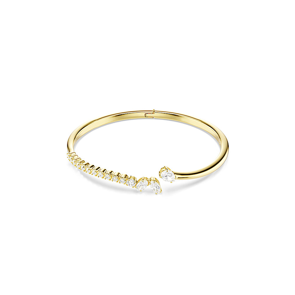 Brazalete Mesmera, Tallas mixtas, Blanco, Acabado en oro de 18 quilates
