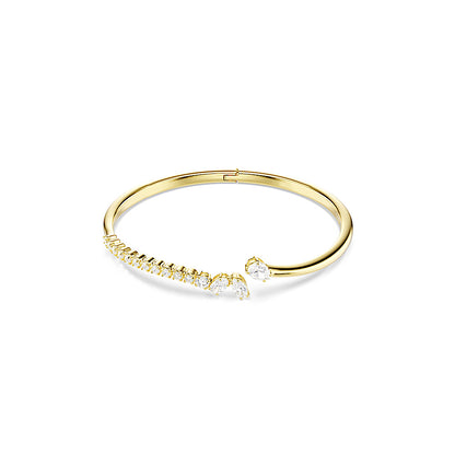 Brazalete Mesmera, Tallas mixtas, Blanco, Acabado en oro de 18 quilates