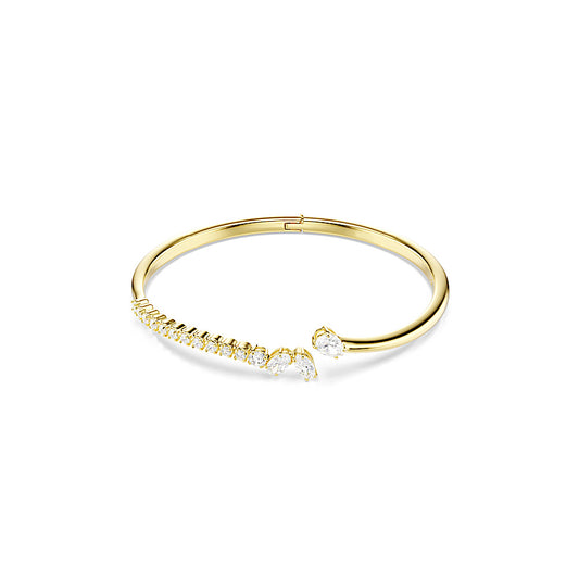 Brazalete Mesmera, Tallas mixtas, Blanco, Acabado en oro de 18 quilates