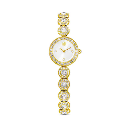 Reloj Una Angelic, Pulsera de cristal, Tono dorado, Acabado tono oro