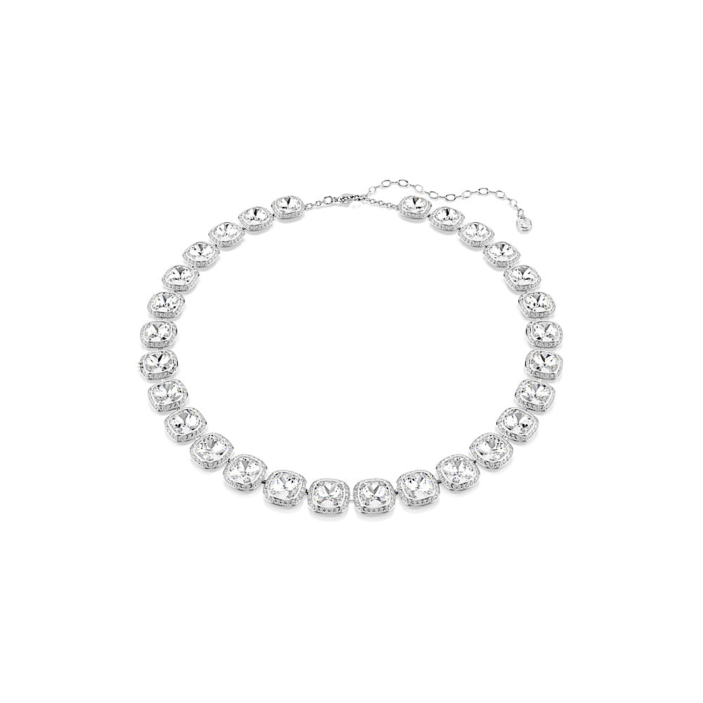Collar Una Angelic, Talla cojin, Blanco, Baño de rodio