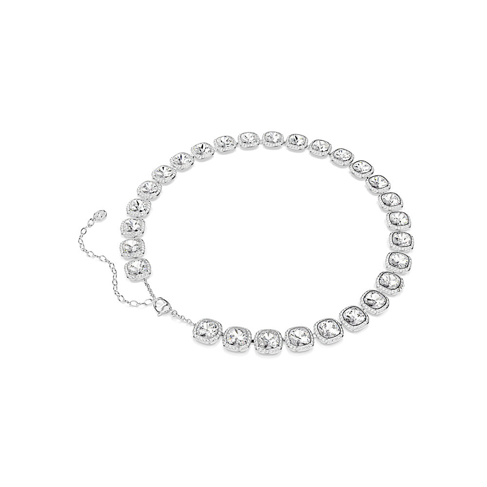 Collar Una Angelic, Talla cojin, Blanco, Baño de rodio