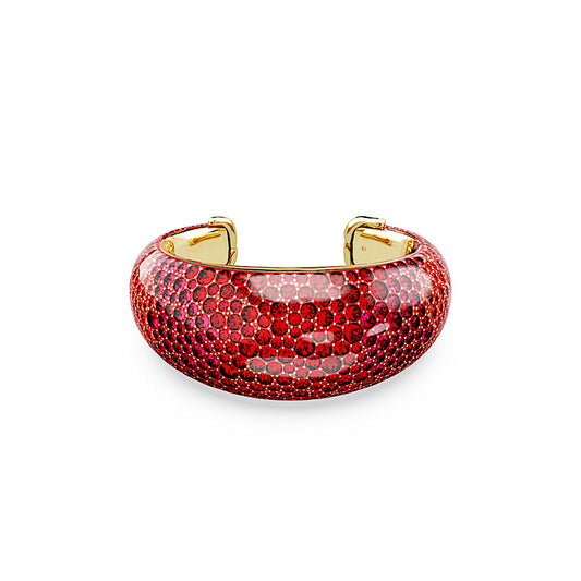 Brazalete Idyllia, Rojo, Baño tono oro