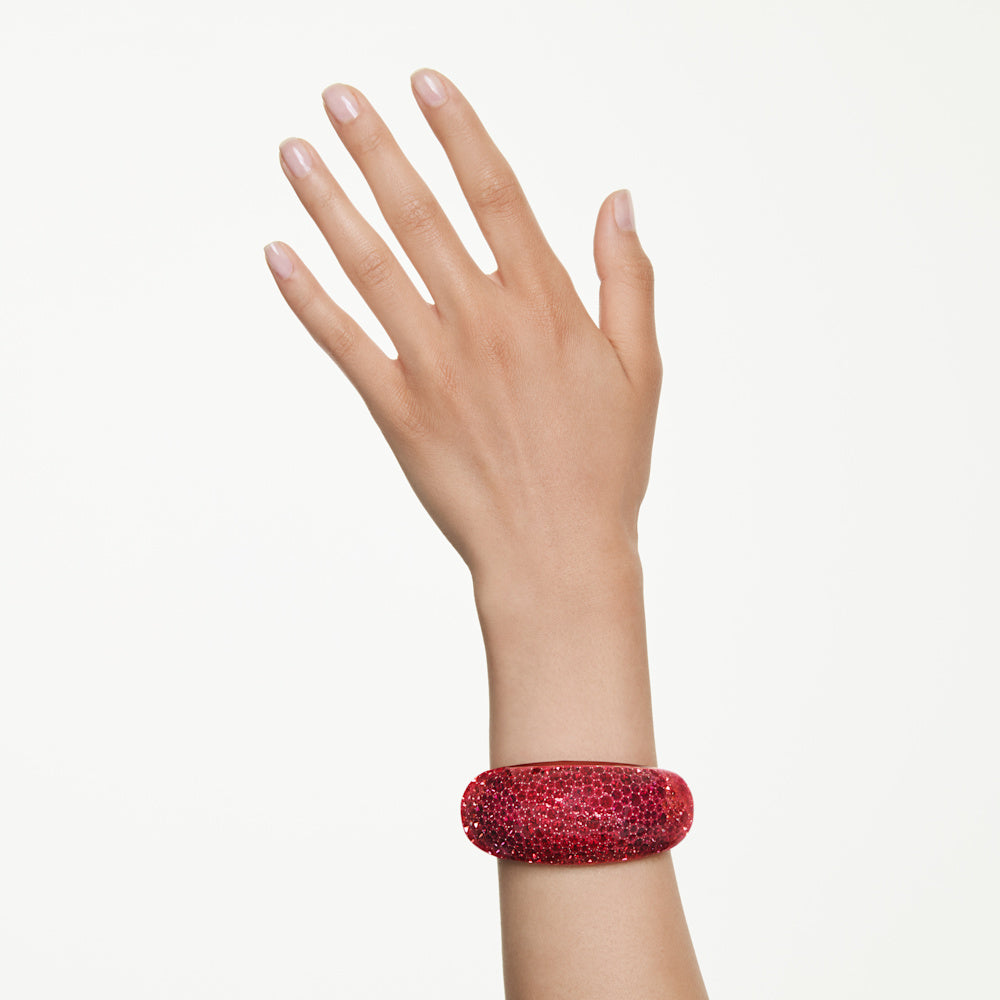Brazalete Idyllia, Rojo, Baño tono oro