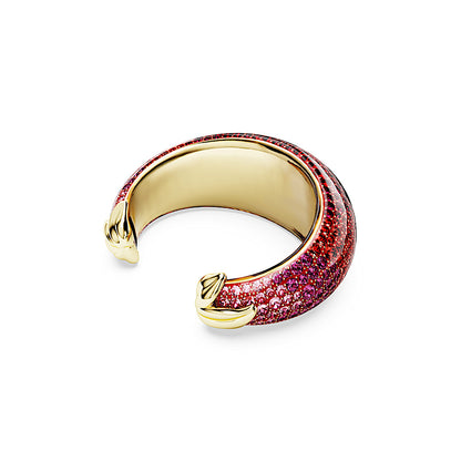 Brazalete Idyllia, Rojo, Baño tono oro