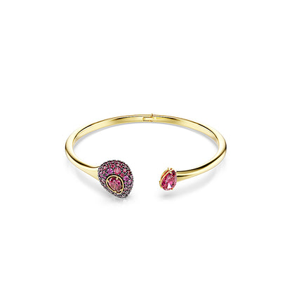 Brazalete Sublima, Talla pera, Rojo, Acabado en oro de 18 quilates