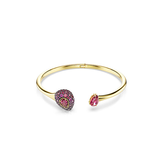 Brazalete Sublima, Talla pera, Rojo, Acabado en oro de 18 quilates