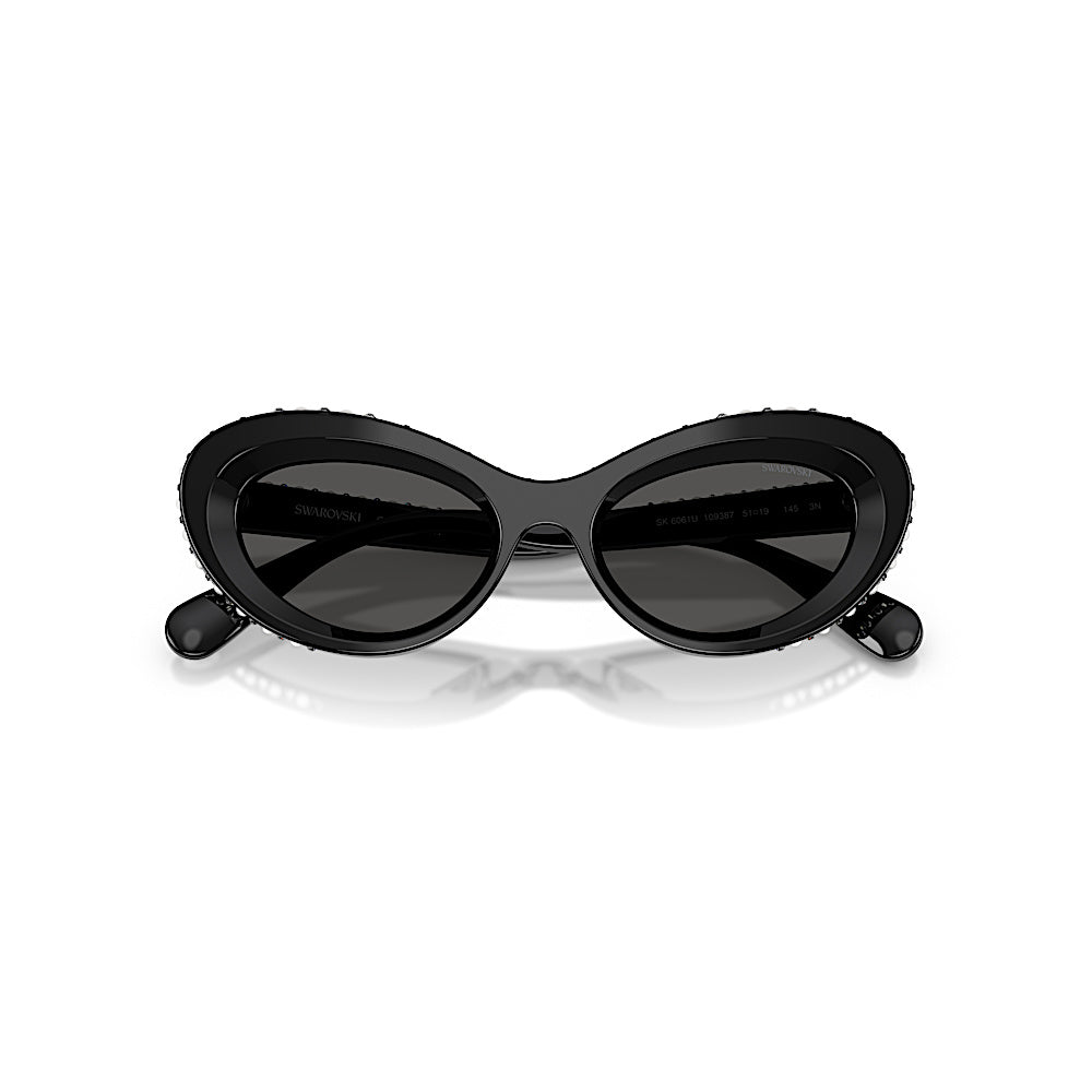 Gafas de sol, Forma de ojo de gato Negras