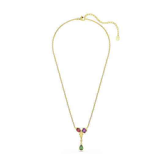 Colgante en Y Imber, Tallas mixtas, Multicolor, Acabado en oro de 18 quilates