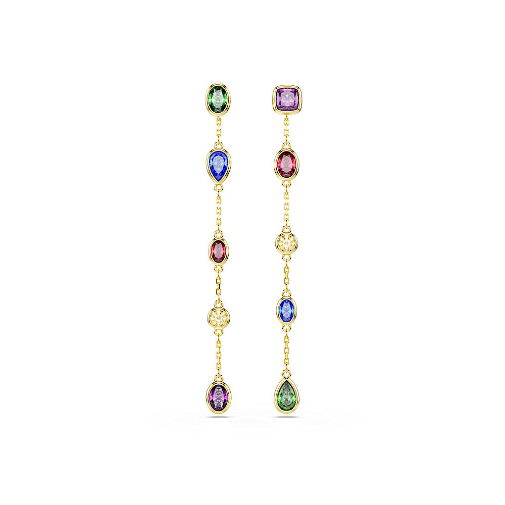 Pendientes Imber, Tallas mixtas, Multicolores, Acabado en oro de 18 quilates