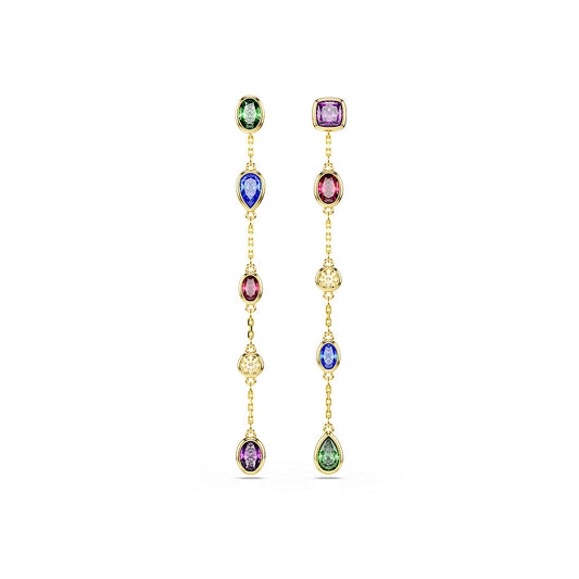 Pendientes Imber, Tallas mixtas, Multicolores, Acabado en oro de 18 quilates