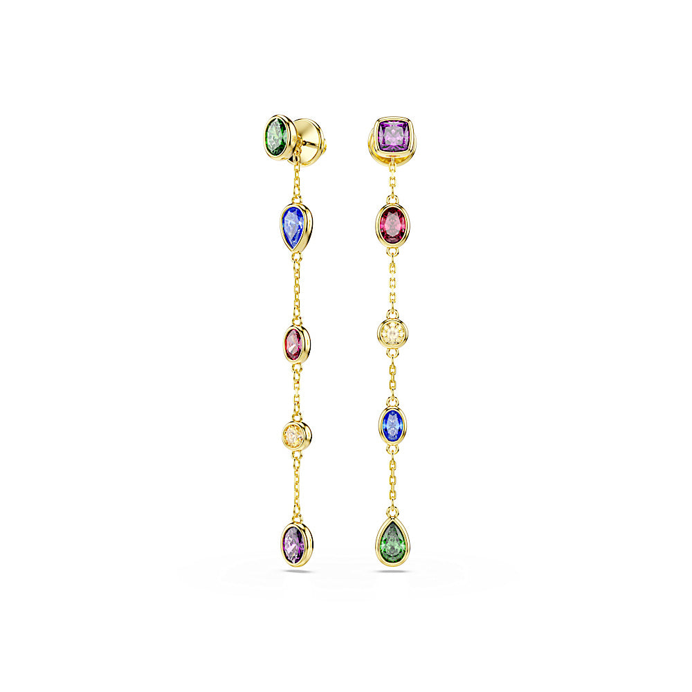 Pendientes Imber, Tallas mixtas, Multicolores, Acabado en oro de 18 quilates