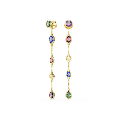 Pendientes Imber, Tallas mixtas, Multicolores, Acabado en oro de 18 quilates