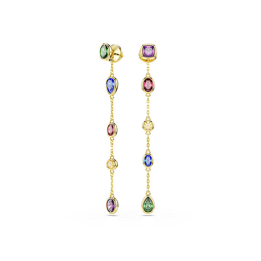Pendientes Imber, Tallas mixtas, Multicolores, Acabado en oro de 18 quilates