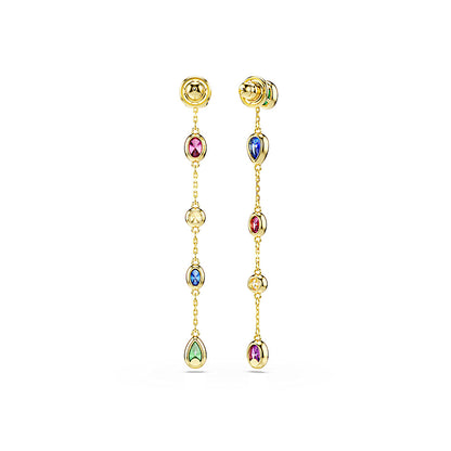 Pendientes Imber, Tallas mixtas, Multicolores, Acabado en oro de 18 quilates