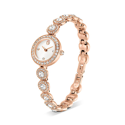 Reloj Una Angelic, Pulsera de cristal, Tono oro rosa, Acabado tono oro rosa
