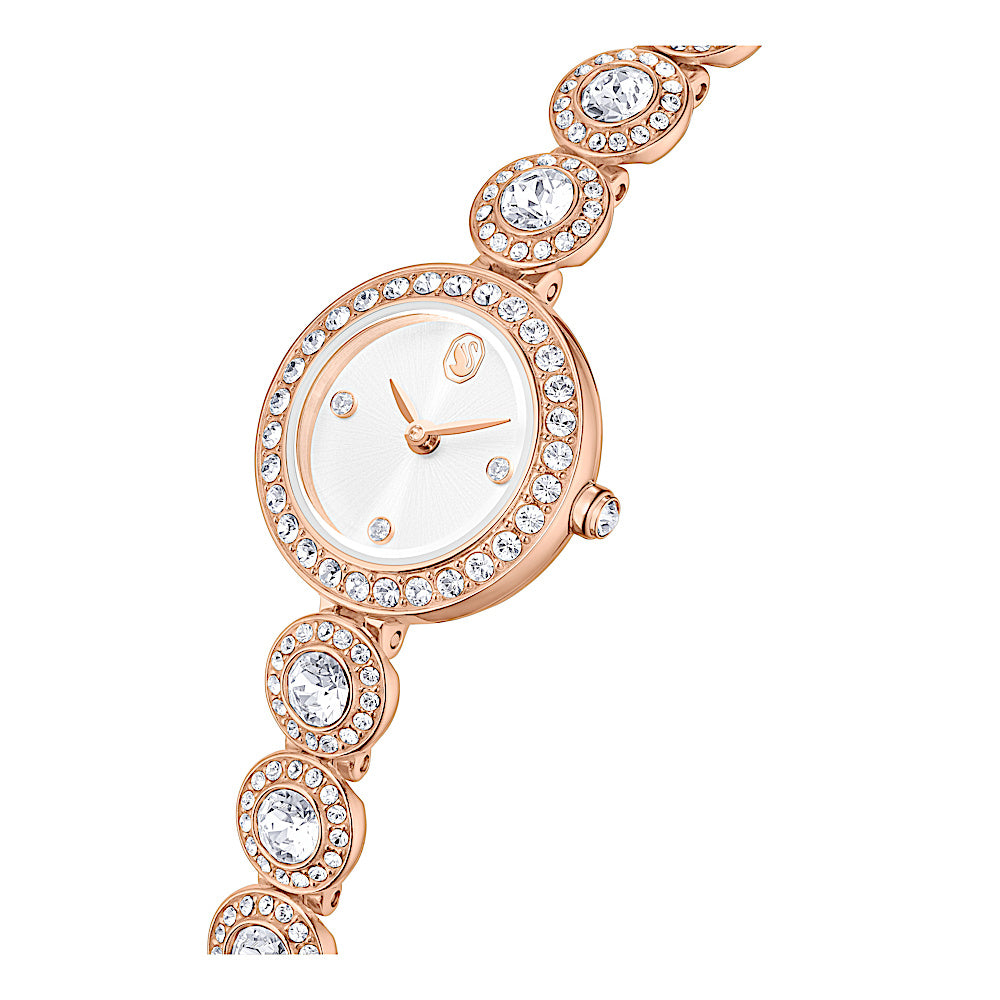 Reloj Una Angelic, Pulsera de cristal, Tono oro rosa, Acabado tono oro rosa