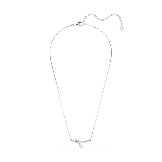 Collar Matrix, Talla redonda, Blanco, Baño de rodio