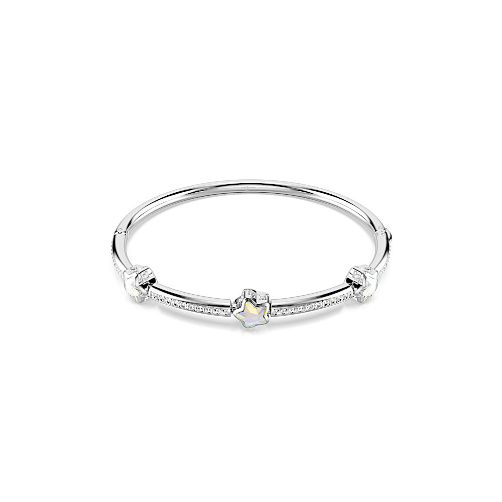 Brazalete Chroma, Tallas mixtas, Estrella, Blanco, Baño de rodio