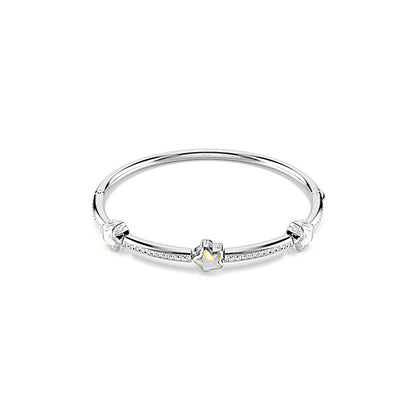 Brazalete Chroma, Tallas mixtas, Estrella, Blanco, Baño de rodio