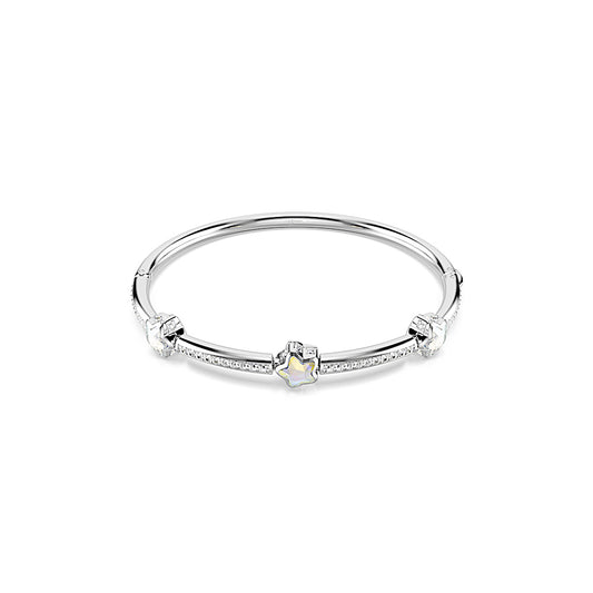 Brazalete Chroma, Tallas mixtas, Estrella, Blanco, Baño de rodio