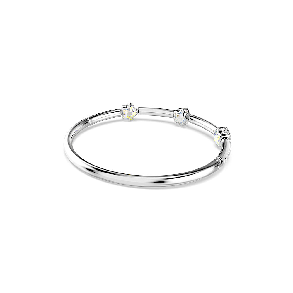 Brazalete Chroma, Tallas mixtas, Estrella, Blanco, Baño de rodio