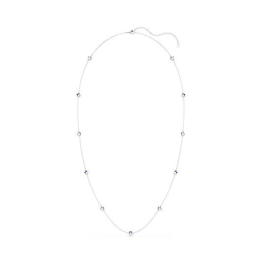 Collar Chroma, Estrella, Blanco, Baño de rodio