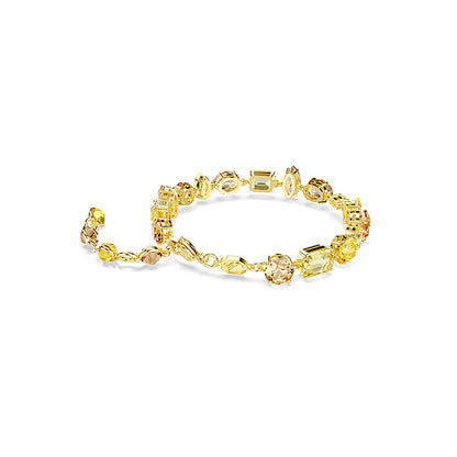 Pulsera Gema, Tallas mixtas, Amarillo, Acabado en oro de 18 quilates